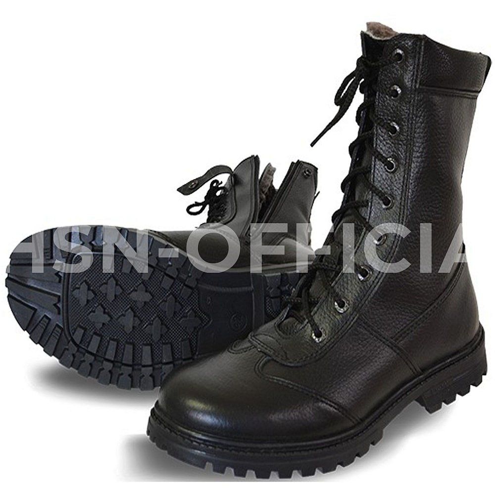 Ботинки на молнии "Ратник" зима (нат. Мех) 592-1