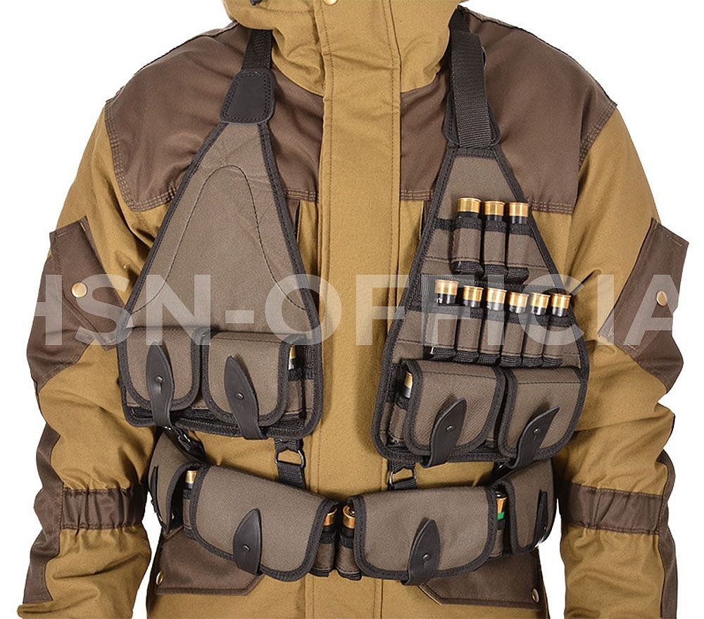 Патронташ на утку 49 патронов, хаки 260-4